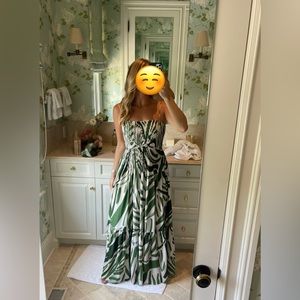 Andres Otalora | Kalal Abstract Print Crepe Dress | Size 4